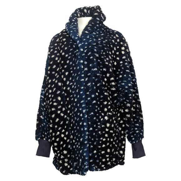 bumblebella sherpa shawl